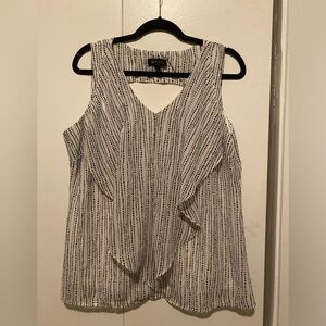 Polka Dot V-Neck Blouse Tank